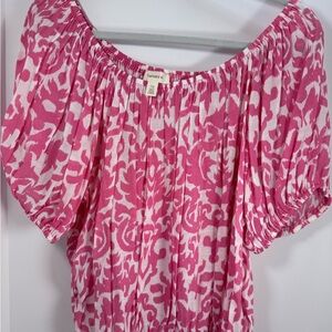 Tamara H. Pink Patterned Women's Top